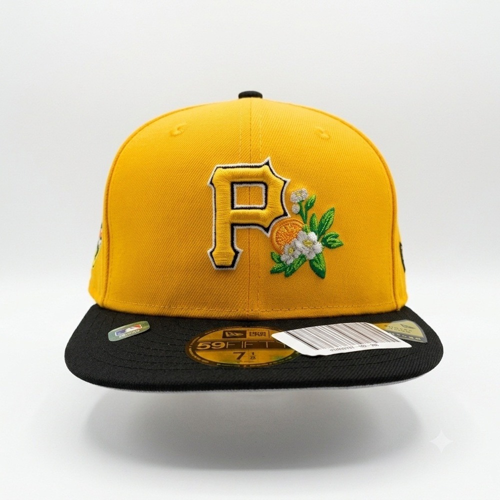 Pittsburgh Pirates New Era 59FIFTY Hat Mens 7 1/8 Gold 2026 Spring Training *NEW
